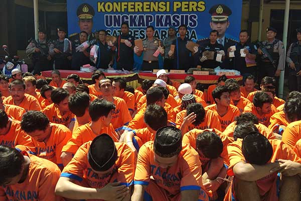 Polisi Meringkus 93 Pengedar Narkoba.