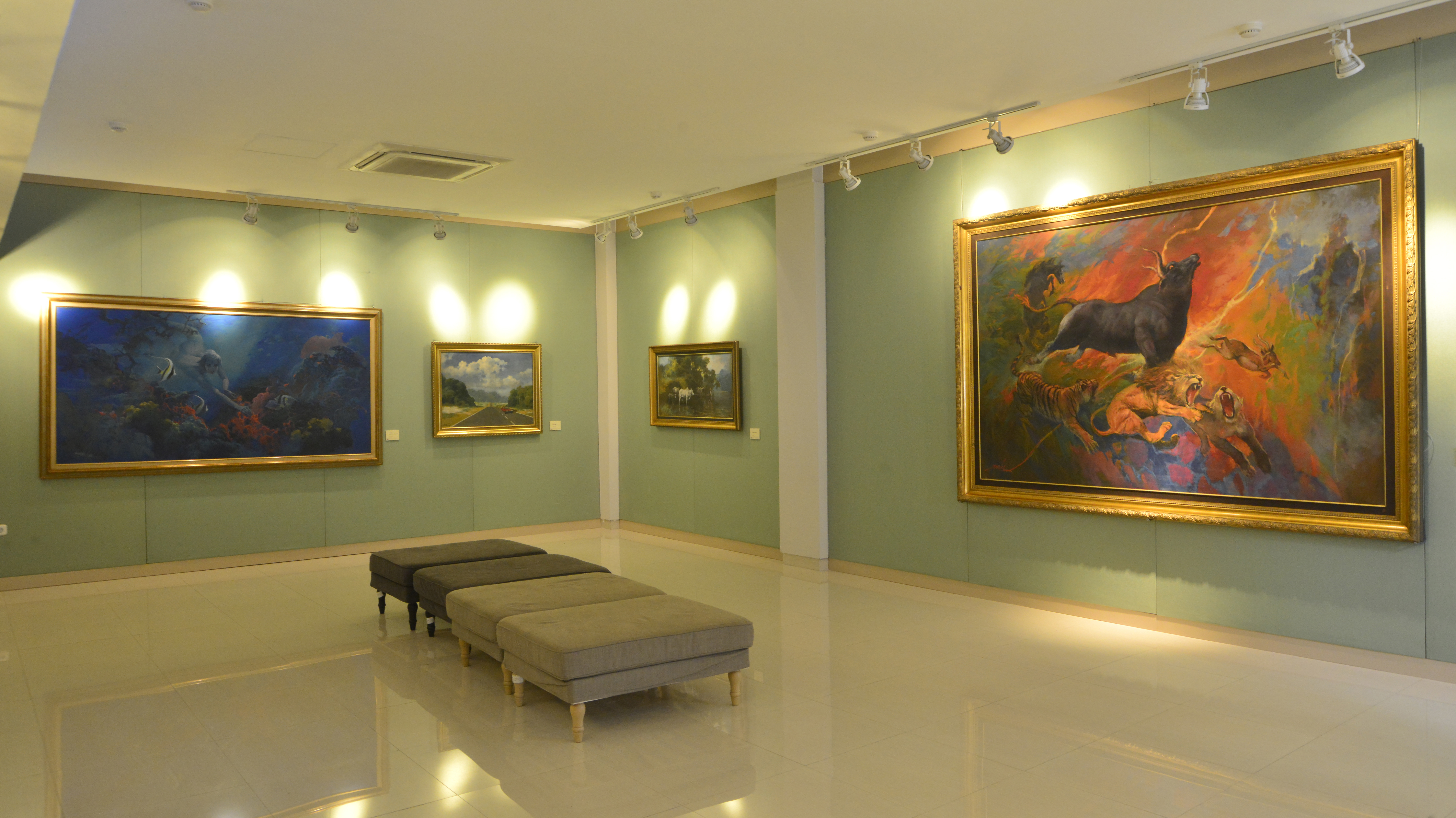 Salah satu ruangan dalam museum Basoeki Abdullah
