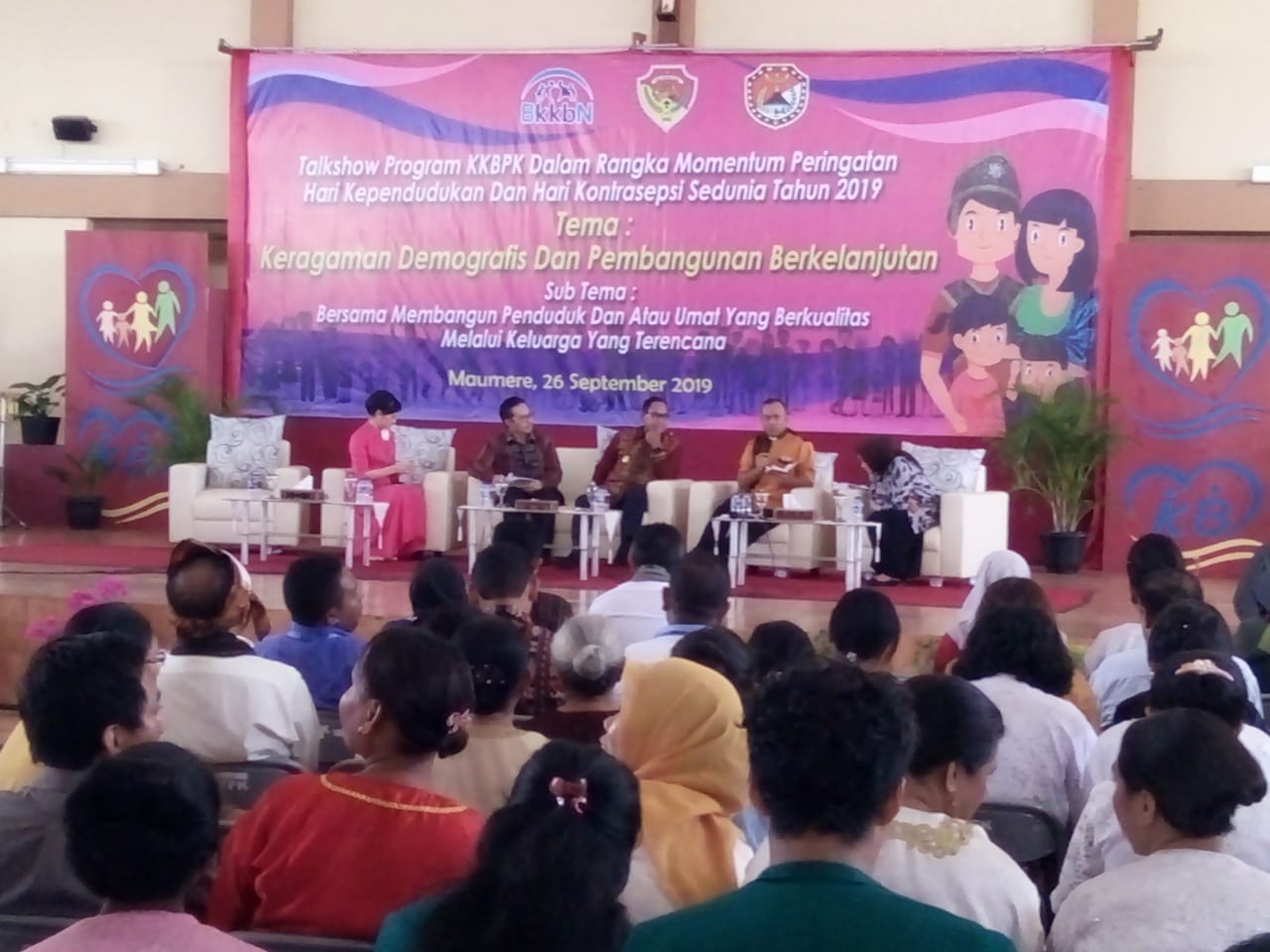Peringatan Hari Kontrasepsi Sedunia dihadiri Kepala BKKBN Hasto Wardoyo di Maumere, NTT