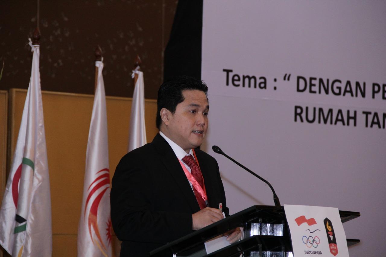 Ketua umum KOI erick Thohir