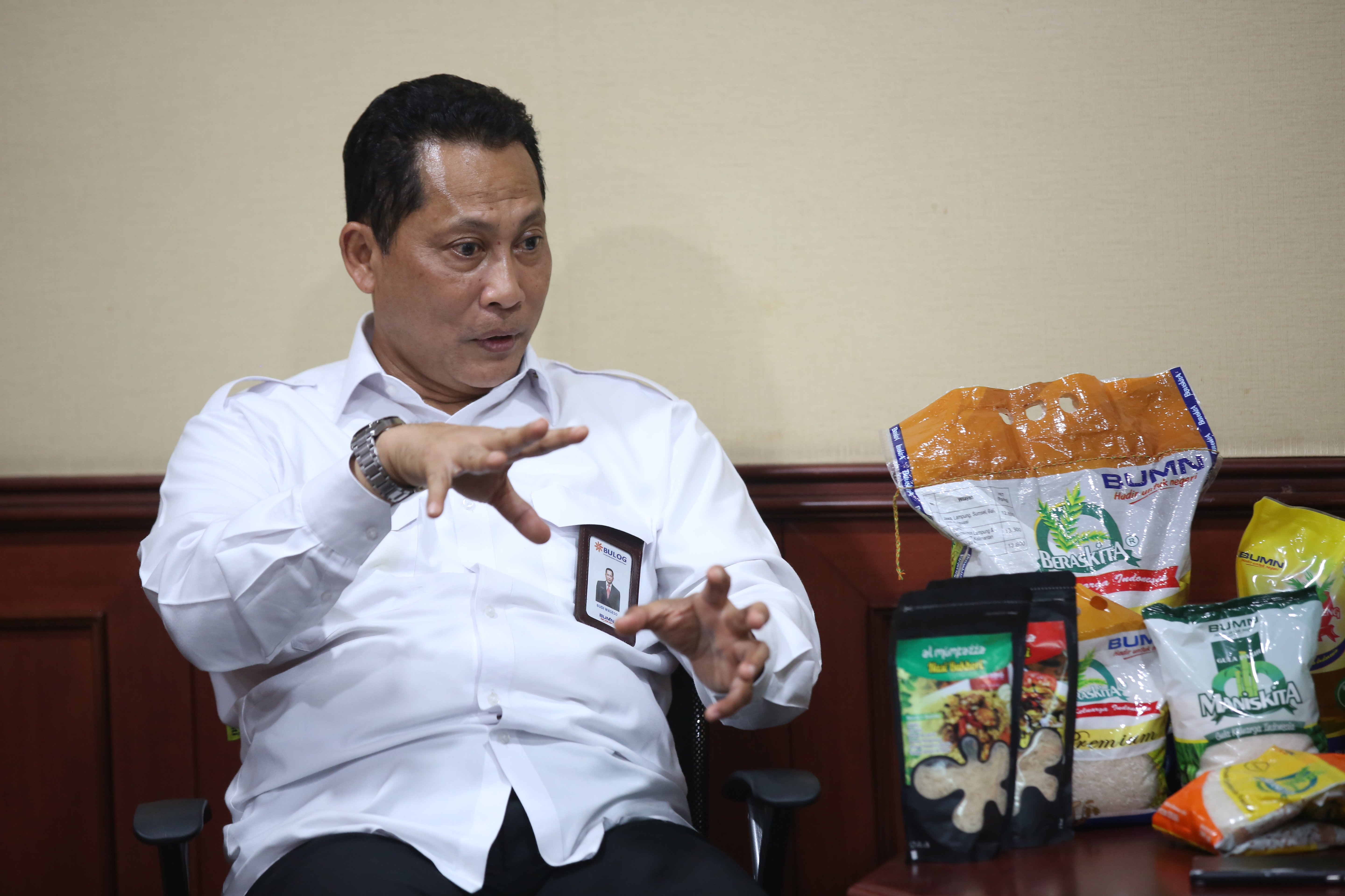 Direktur Utama Perum Bulog Budi Waseso