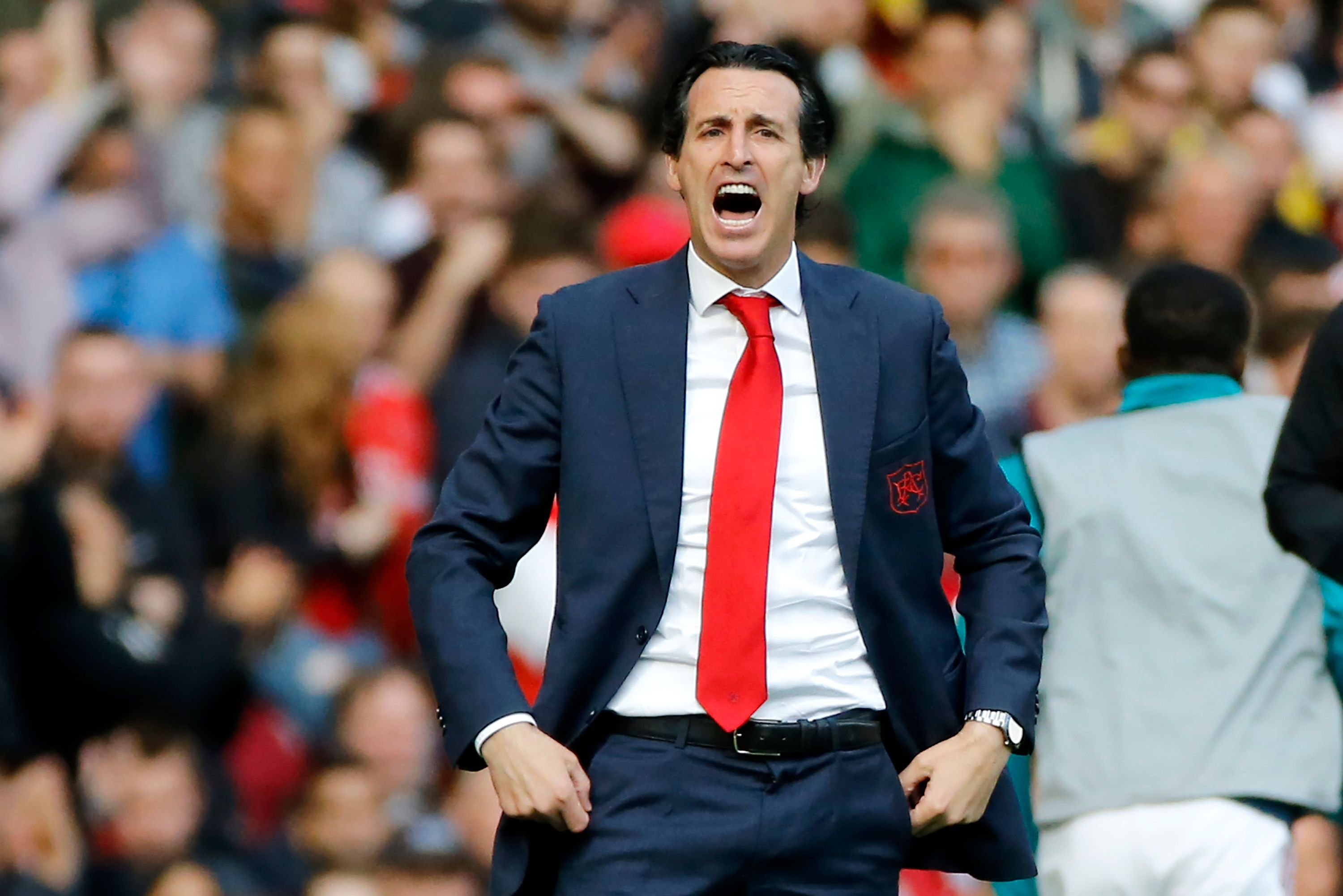 Pelatih Arsenal Unai Emery