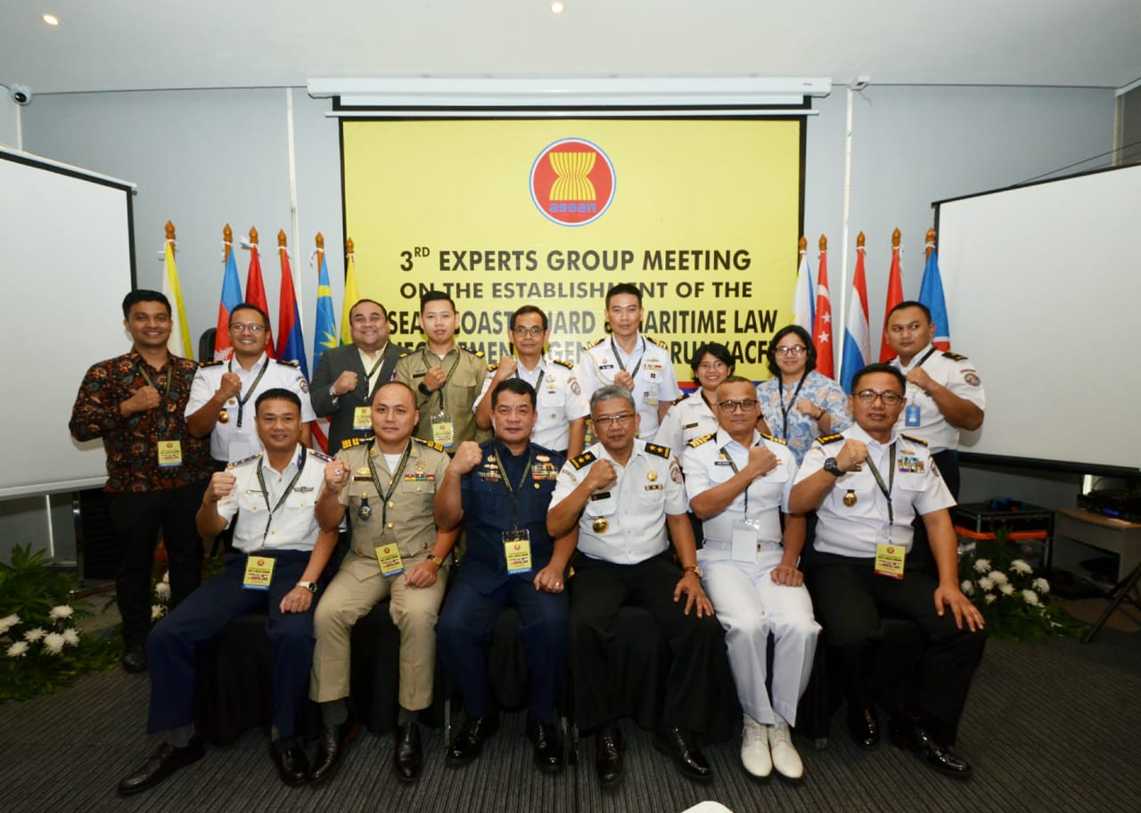 Peserta 3rd Expert Group Meeting On The Establishment Of Asean Coast Guard Forum (EGM On ACF)