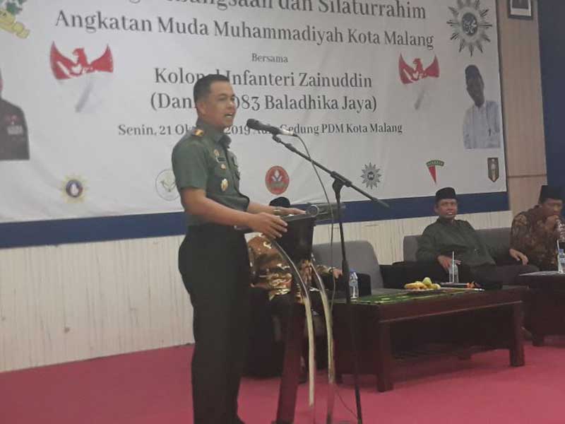 Komandan Komando Resor Militer 083/Baladhika Jaya Kolonel Inf Zainuddin 