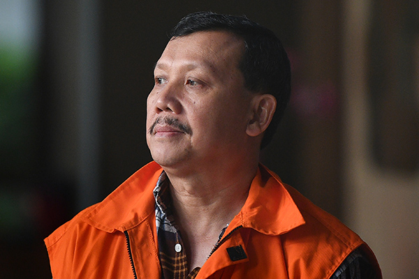 Sekretaris Daerah nonaktif Pemerintah Provinsi Jawa Barat Iwa Karniwa