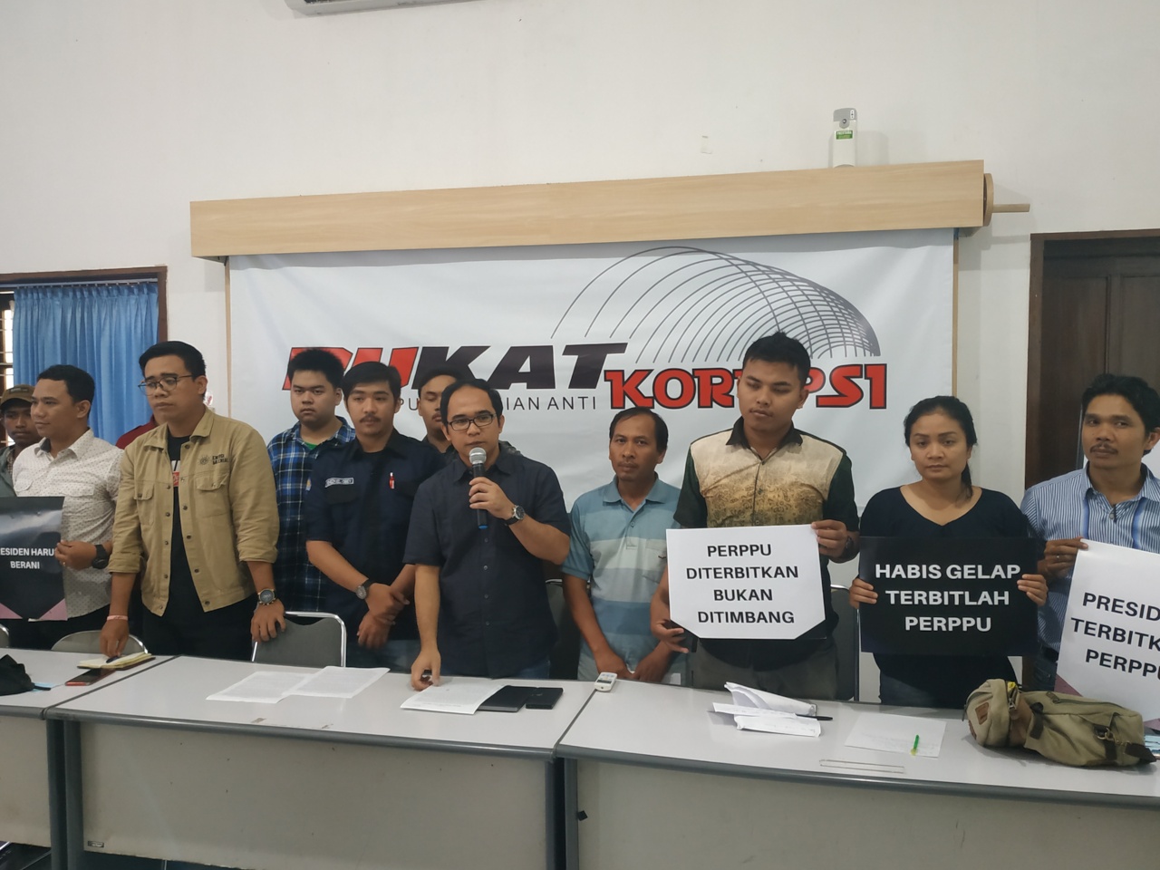 Jaringan Anti Korupsi Yogyakarta mendesak Presiden keluarkan Perpu atas Revisi UU KPK