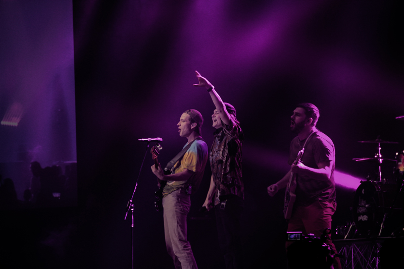 Konser Lucas Graham di Kota Kasablanka, Jakarta, tadi malam.