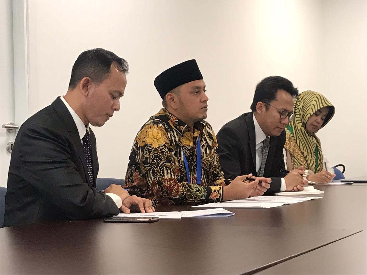 Delegasi DPR-RI, Willy Aditya (F- Nasdem) melakukan pertemuan dengan Dirjen WHO Thedros Adhanom Ghebrayesus