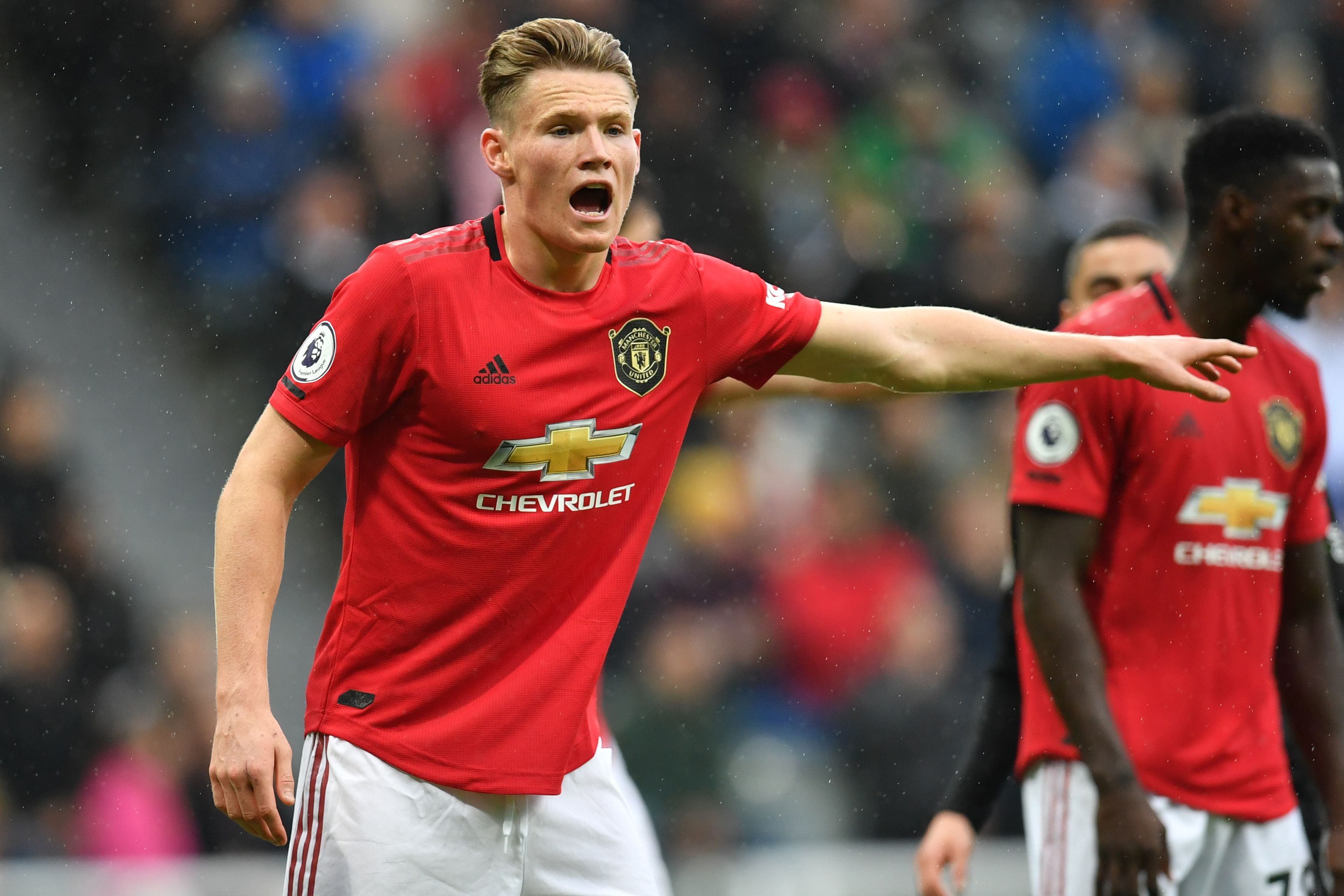 Gelandang Manchester United Scott McTominay