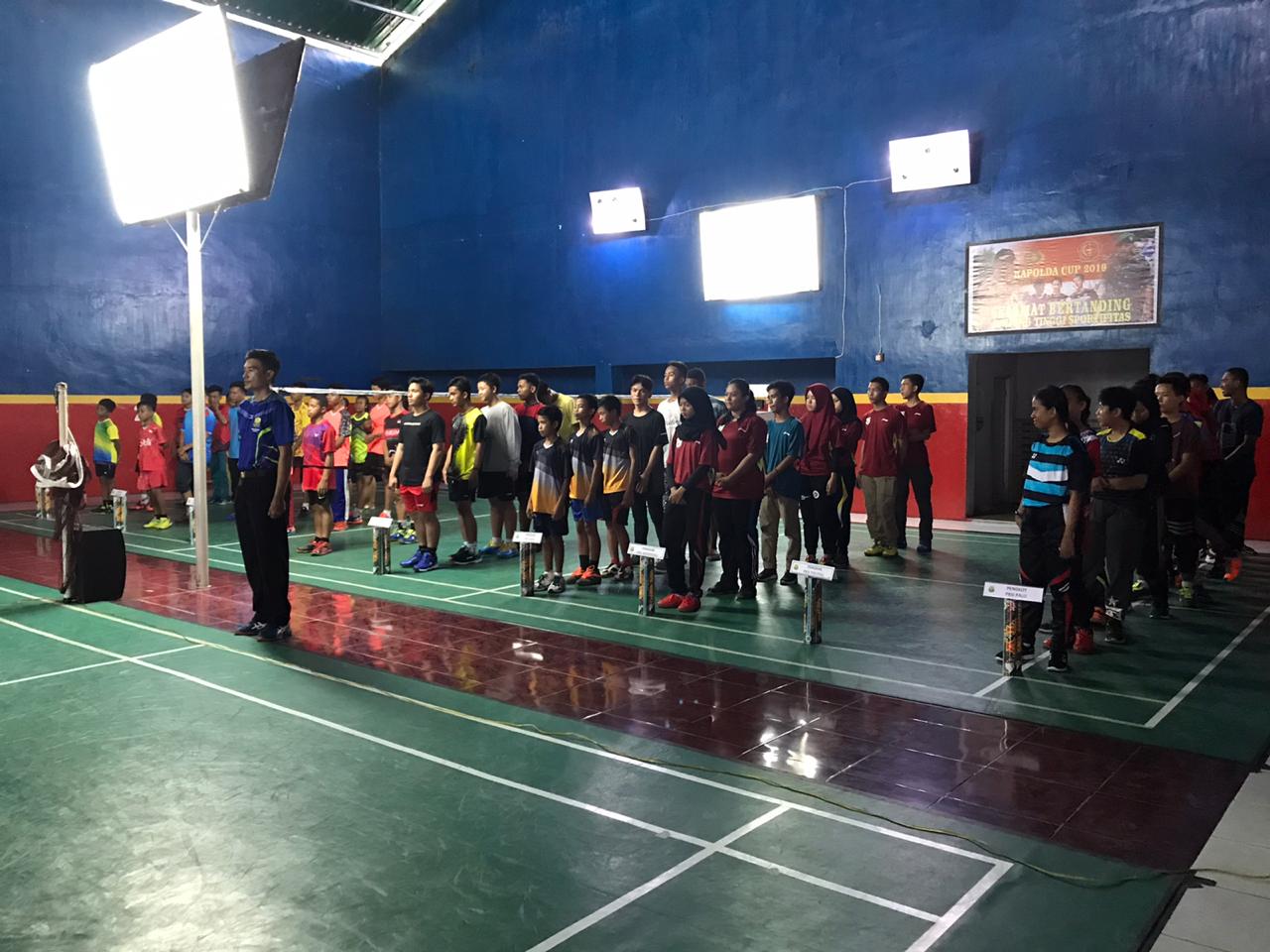 Penyelenggaraan Kejurprov Bulu Tangkis Sulteng