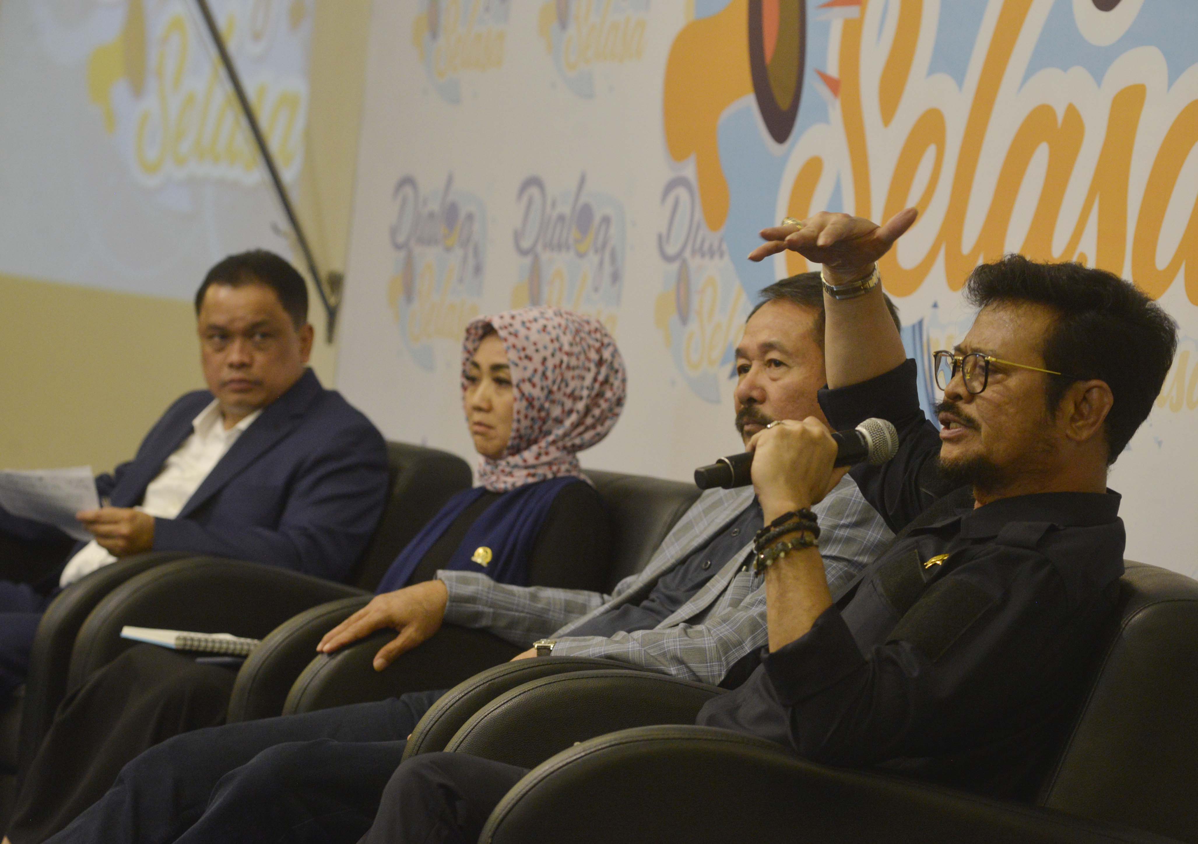 Dialog Selasa soal Optimalisasi Peran Pemerintah Daerah di DPP NasDem, Selasa (15/10).