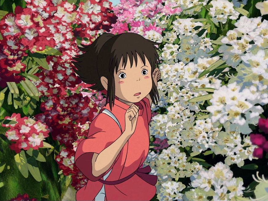Salah satu adegan dalam film animasi Spirited Away.