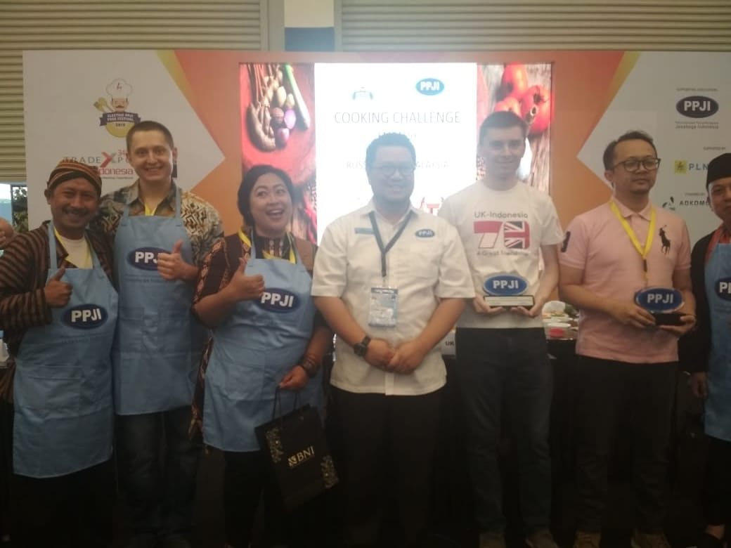 Ajang Embassy Cooking Cuisine dalam rangkain Trade Expo Indonesia 2019