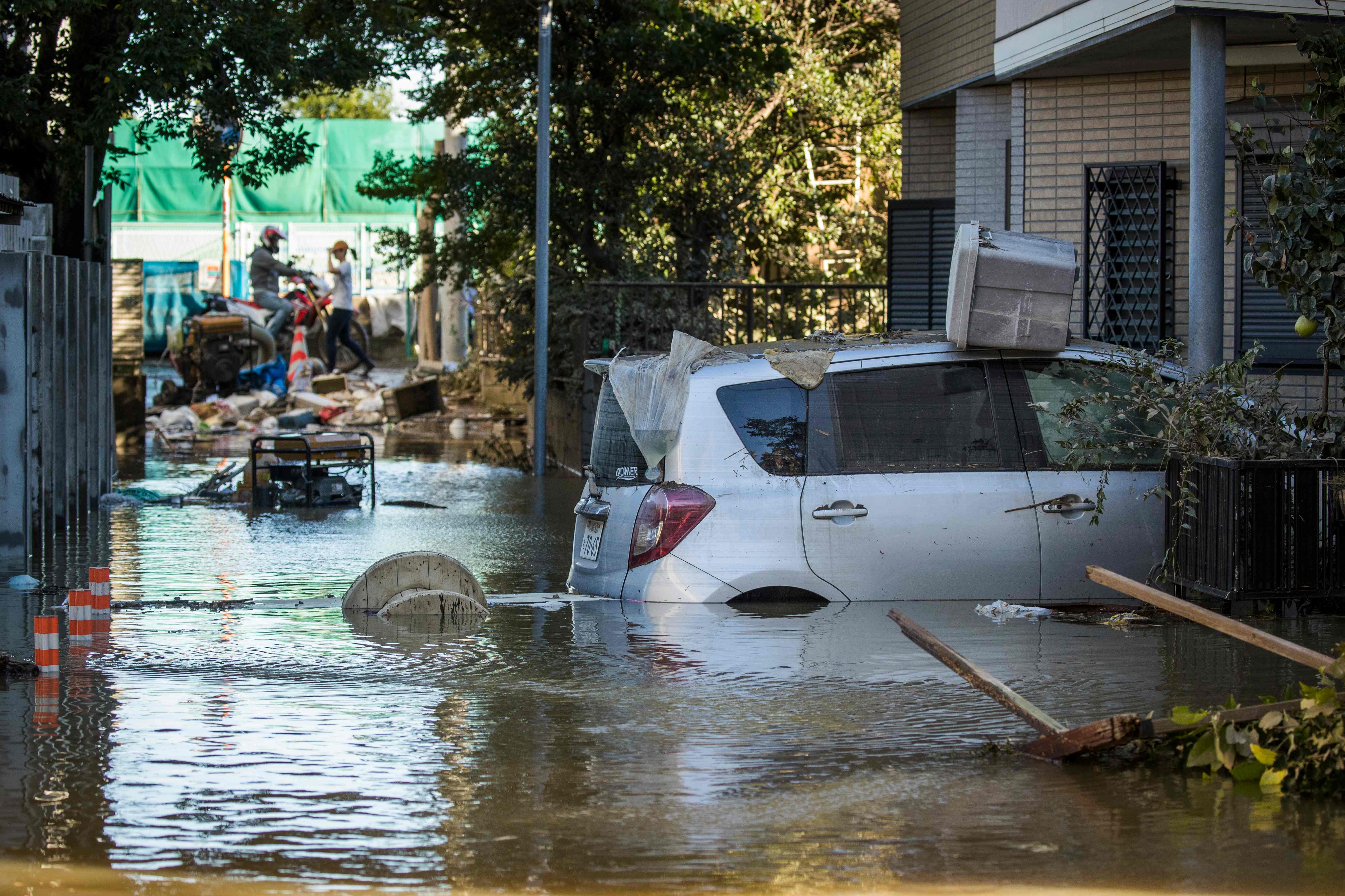 Banjir akibat Topan Hagibis di Jepang