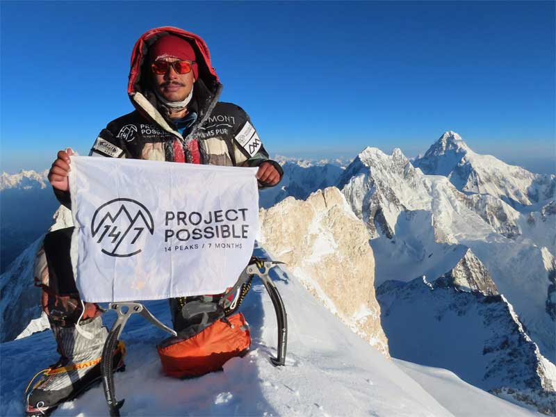 Pendaki gunung asal Nepal, Nirmal Purja.