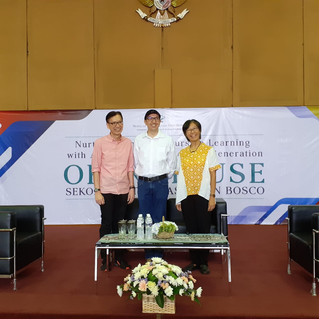 Diskusi soal pendidikan di Jakarta, Minggu (27/10)