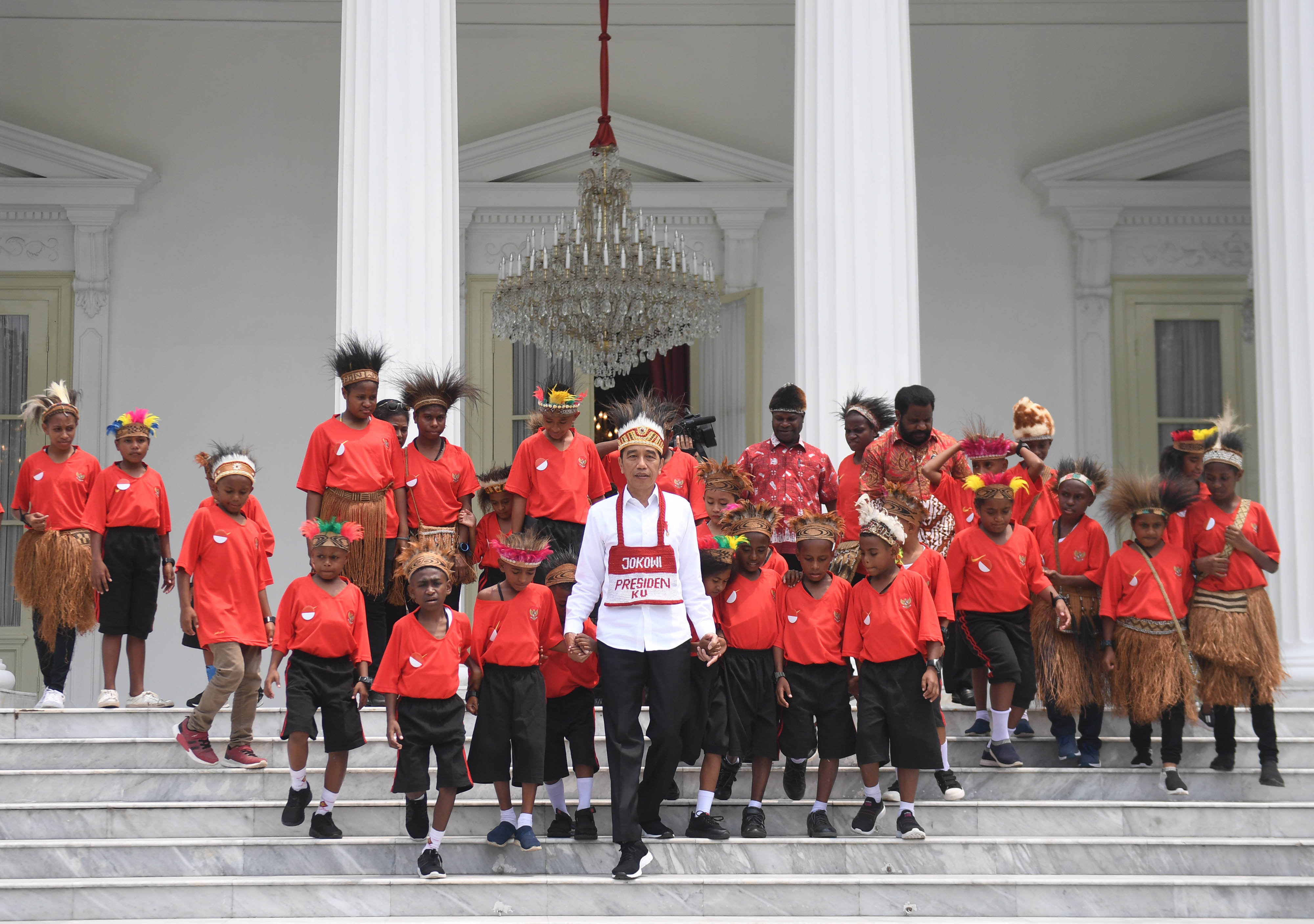 Presiden Penuhi Janji Ajak Anak-Anak Papua ke Jakarta
