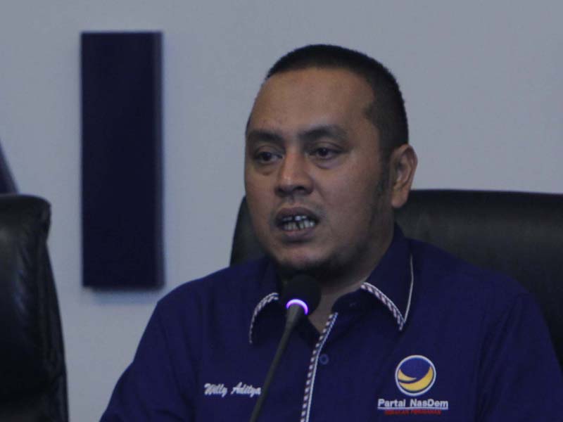 Politikus Partai nasDem Willy Aditya
