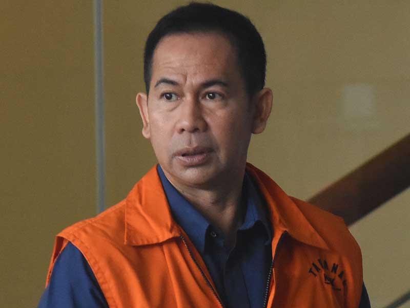 Terpidana kasus korupsi pengadaan alat kesehatan Pemprov Banten, Tubagus Chaeri Wardana alias Wawan.