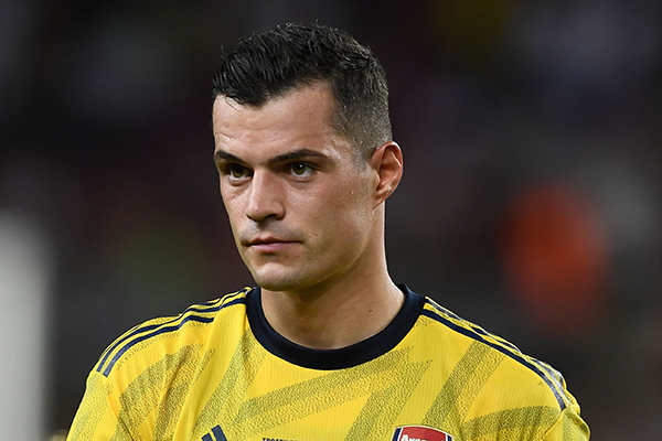 Gelandang sekaligus kapten Arsenal, Granit Xhaka