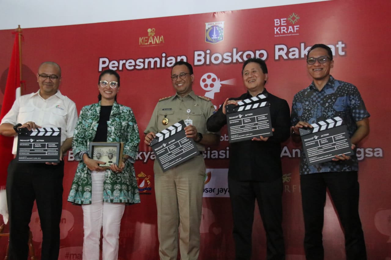Anies Resmikan Bioskop Rakyat