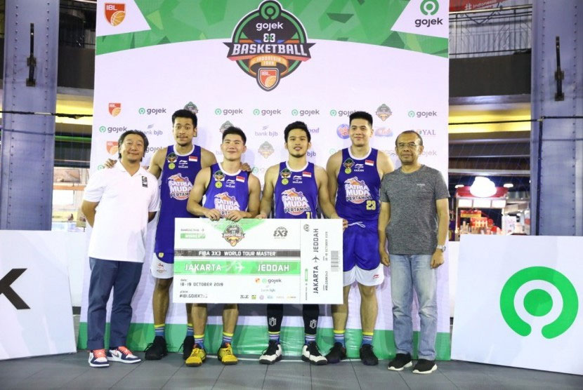 Satria Muda Pertamina juara IBL Gojek 3x3 Tour Indonesia 2019. 