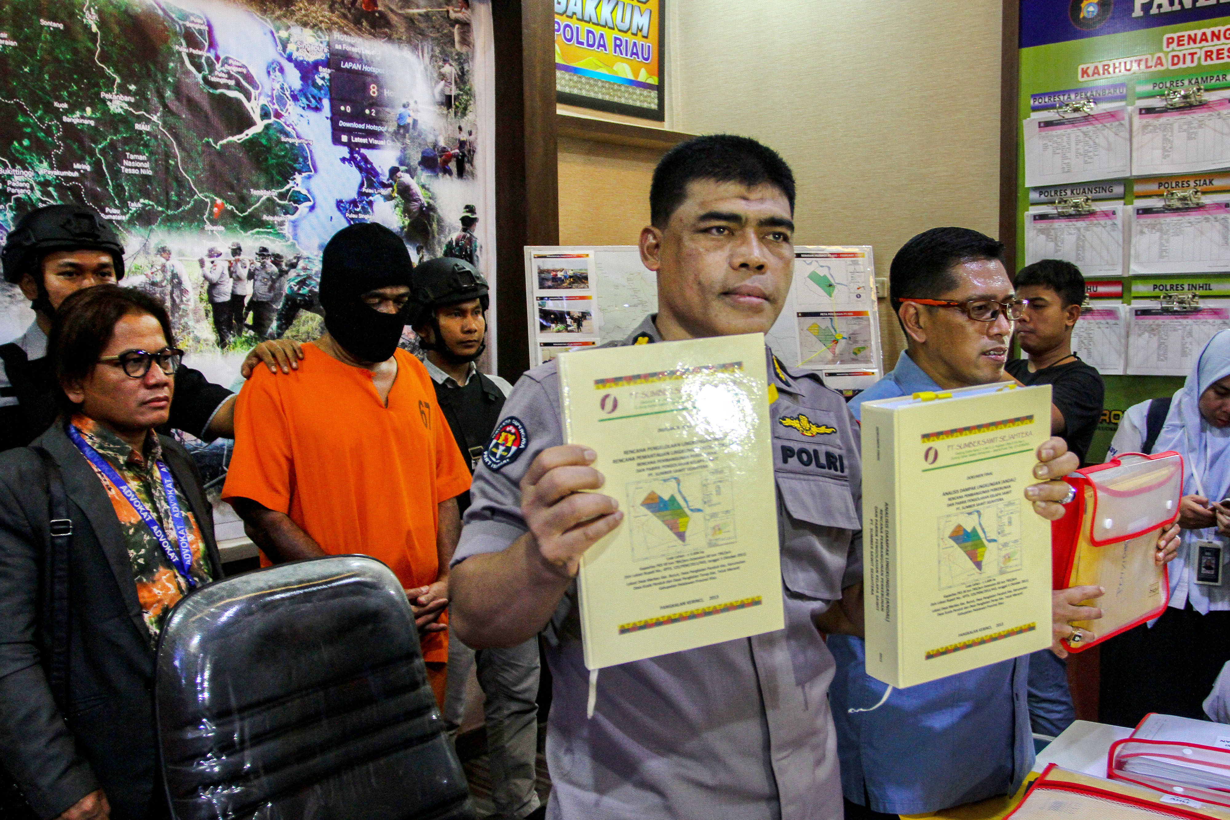 Gelar Perkara 6 Perusahaan Pembakar Lahan di Riau Hari Ini 