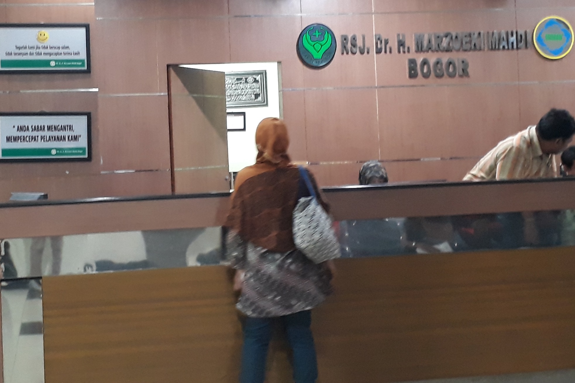 Suasana salah satu ruang pemeriksaan pasien di Rumah Sakit Jiwa Marzoeki Mahdi di Kota Bogor, Jawa Barat, beberapa waktu lalu.