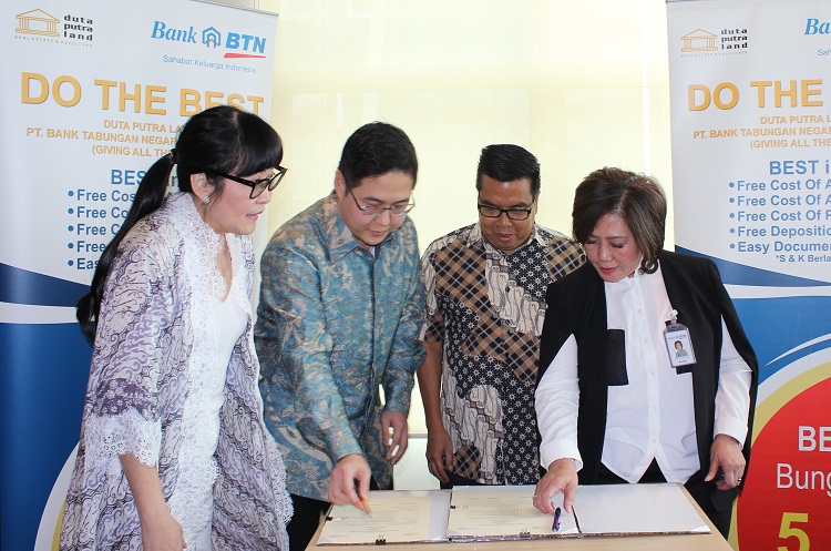 Kerja sama BTN dengan Duta Putra Land untuk program Do the Best