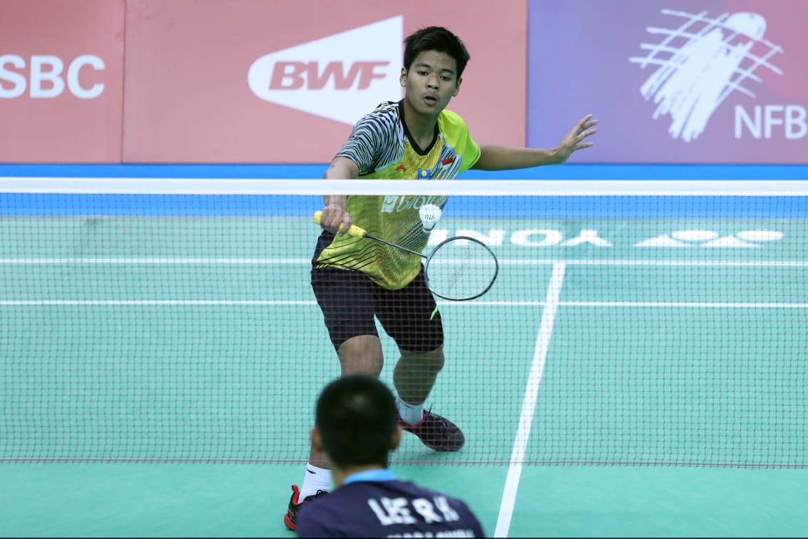 Pebulutangkis tunggal putra Indonesia Syabda Perkasa Belawa