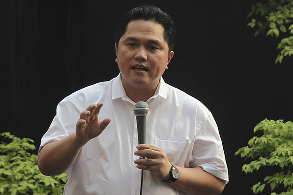 Menteri Badan Usaha Milik Negara (BUMN) Erick Thohir