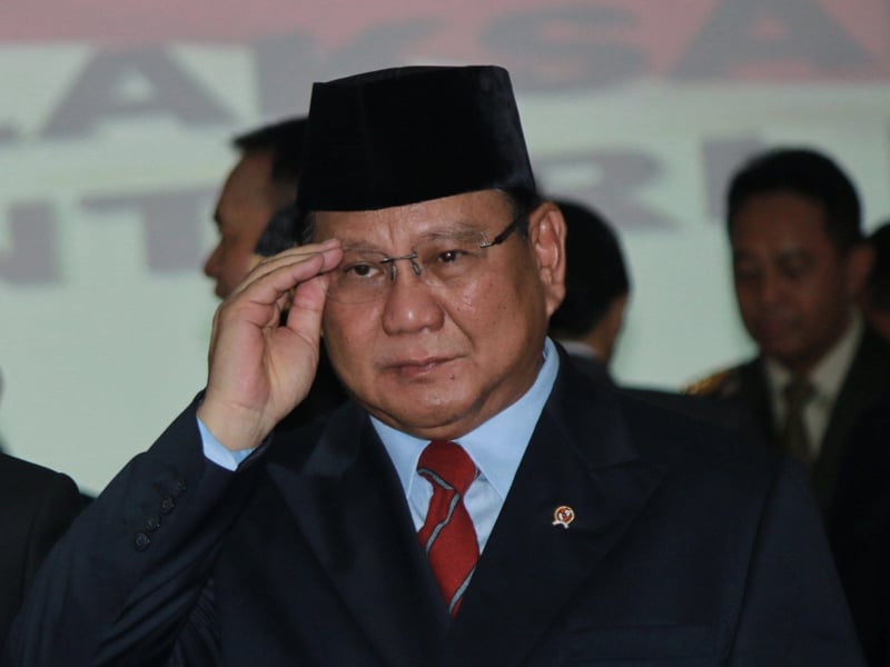 Menteri Pertahanan Prabowo Subianto