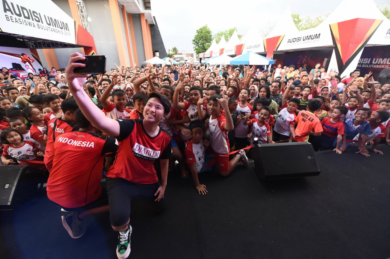 Mantan pebulutangkis putri Indonesia, Liliyana Natsir