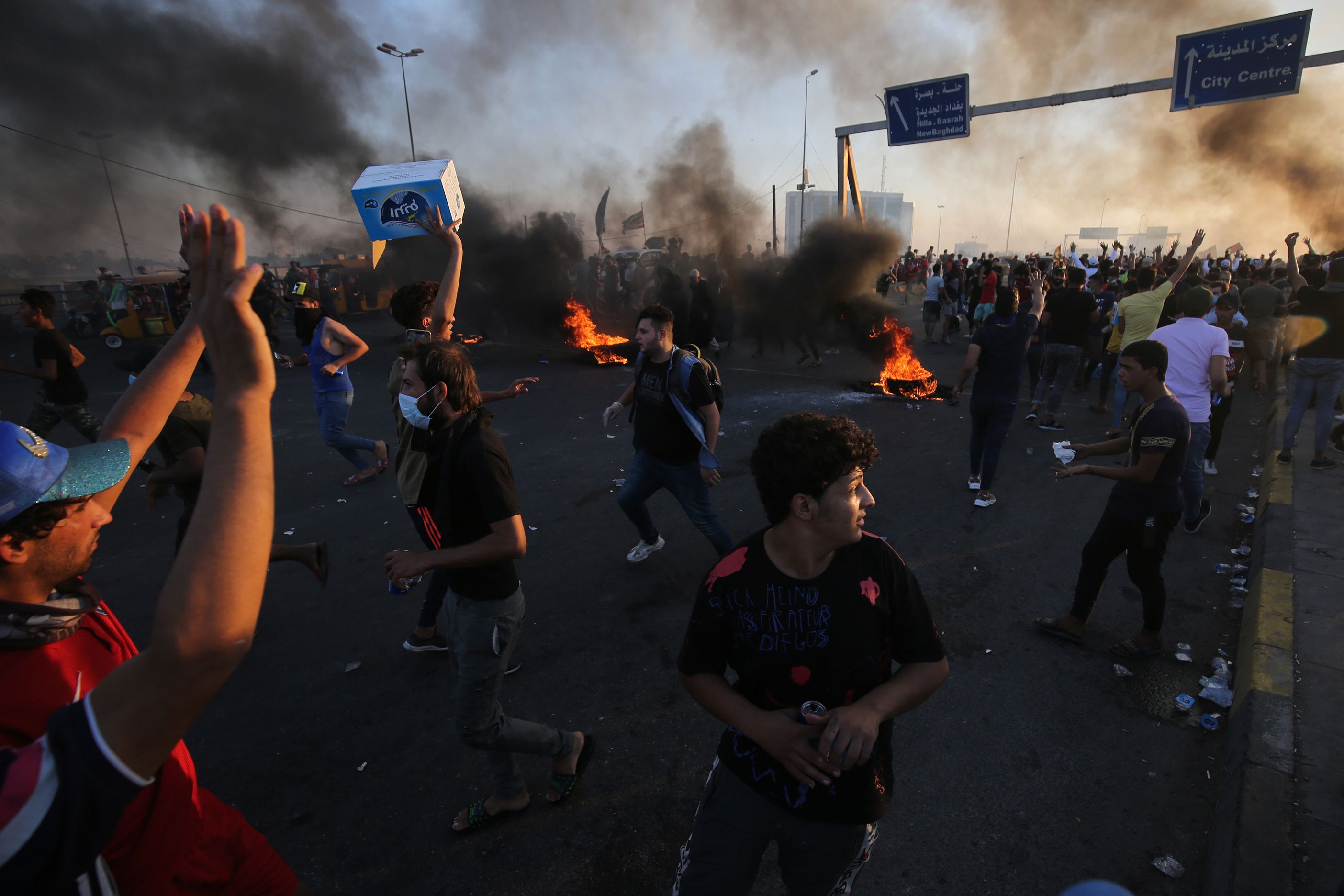 Korban tewas dalam demonstrasi yang telah berlangsung selama sepekan di Irak terus bertambah.