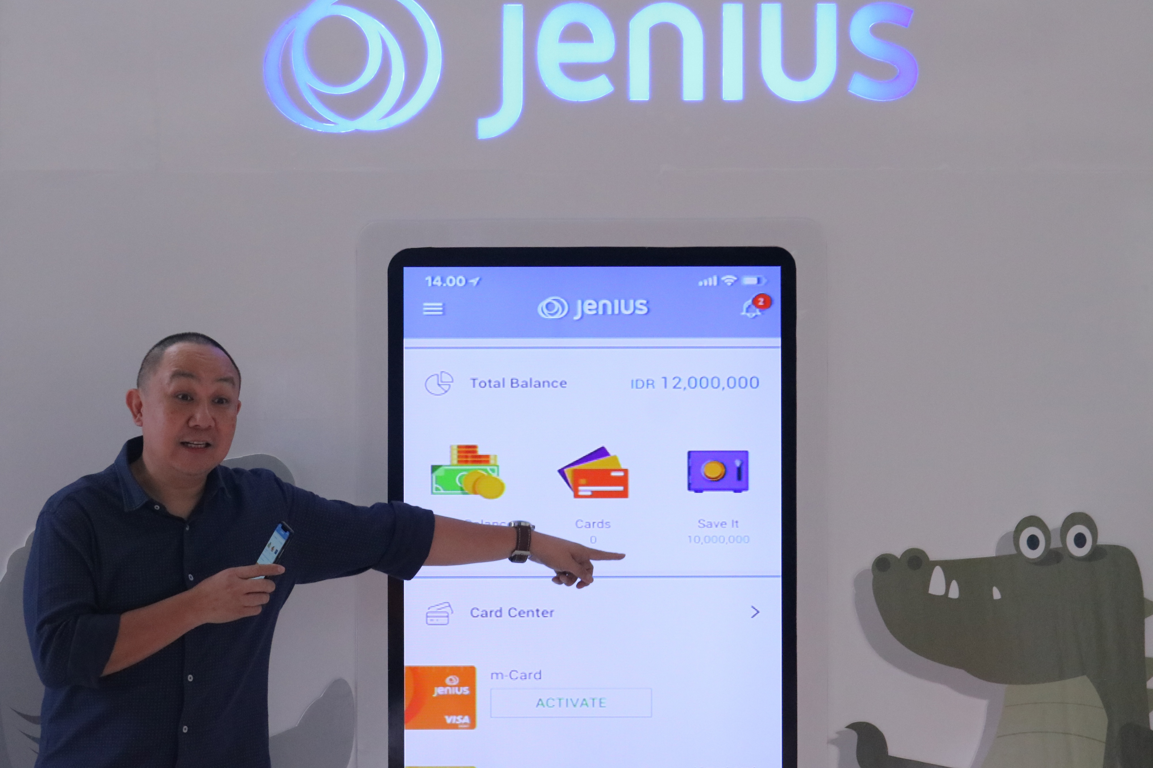 Digital Banking Value Proposition and Product Head PT BTPN Tbk Irwan Sutjipto Tisnabudi menjelaskan tentang Jenius