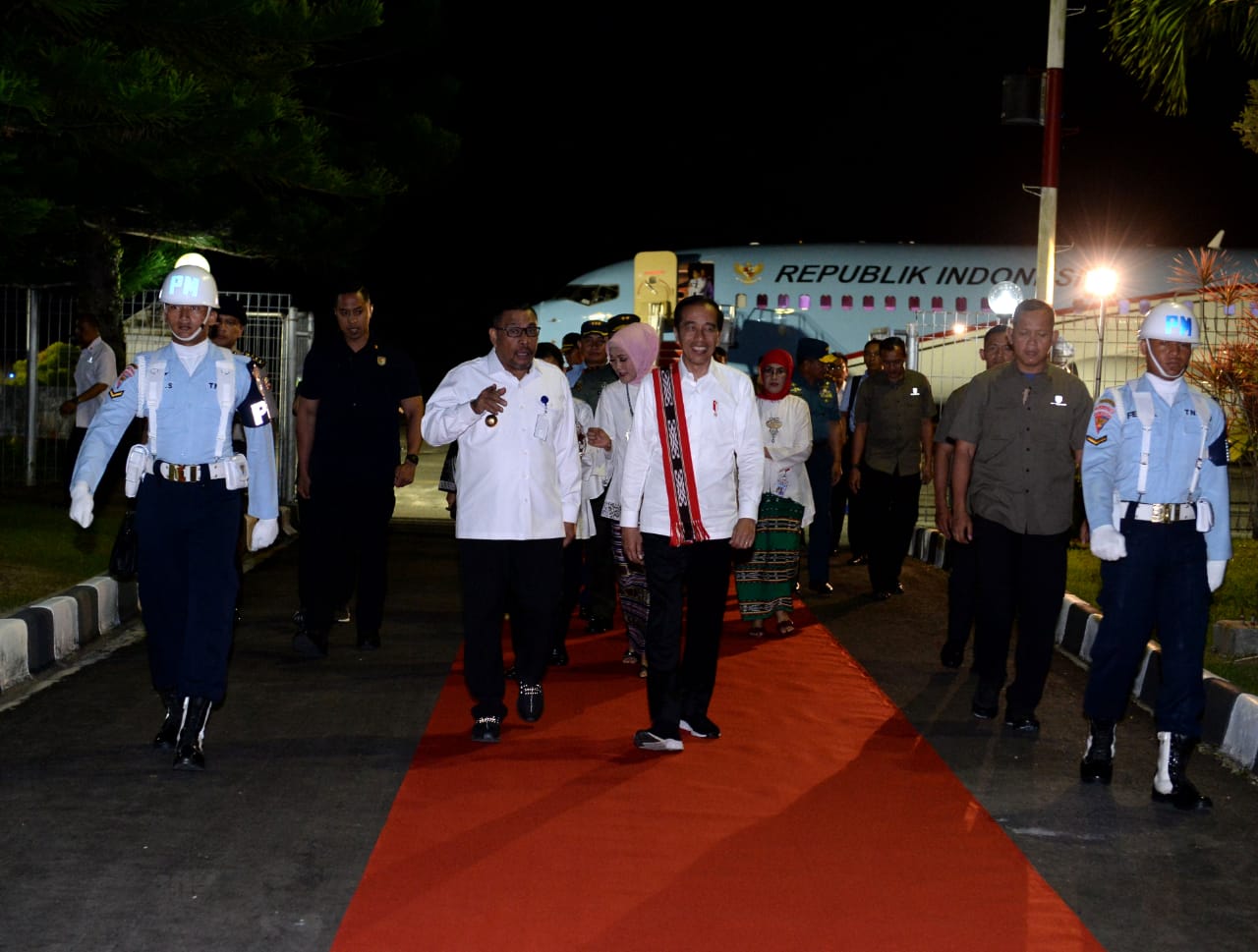 Presiden Lanjutkan Kunjungan Kerja ke Ambon