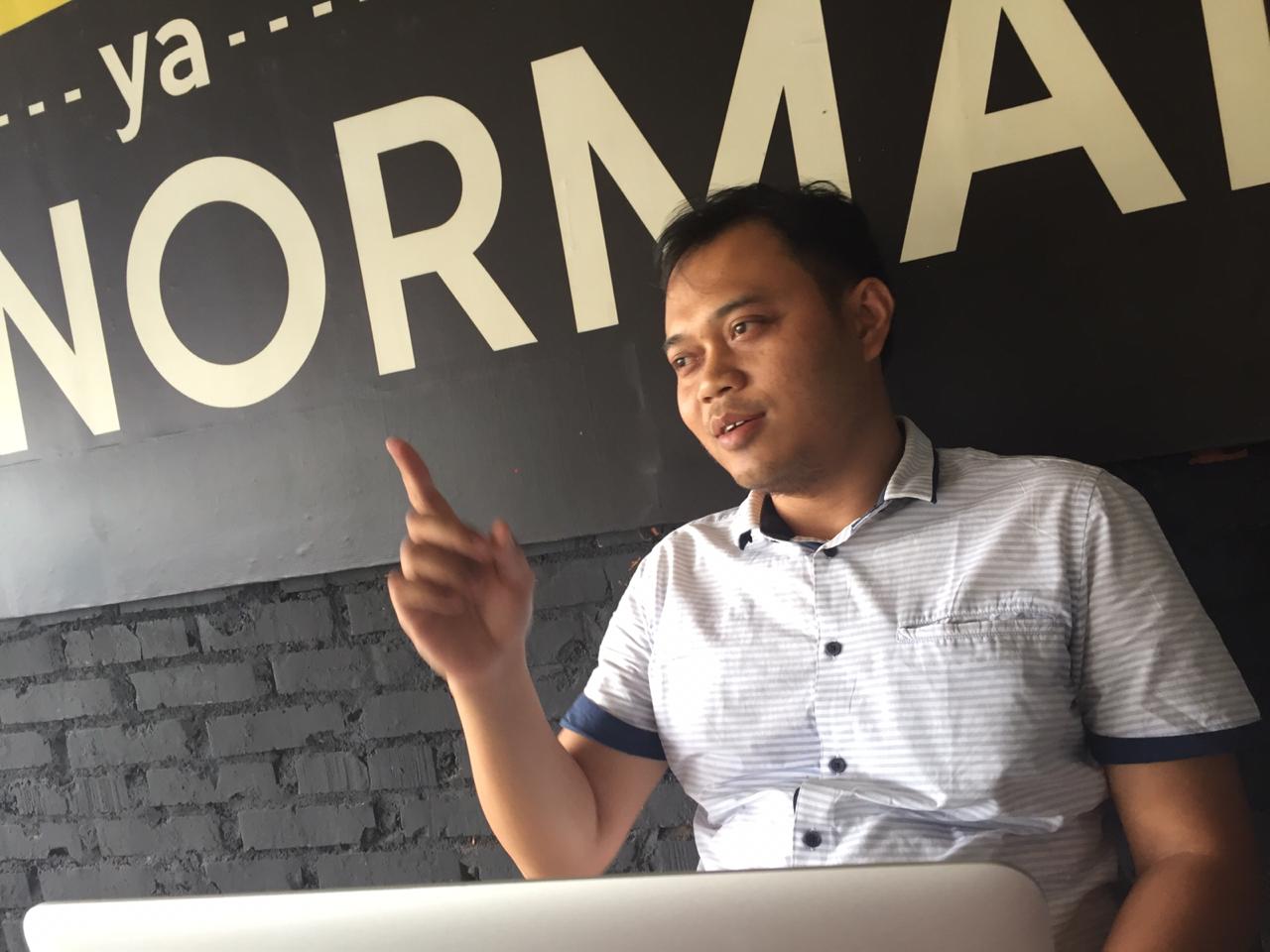 Sekretaris Jenderal Relawan Balad Jokowi, Ma'ruf Muttaqien.