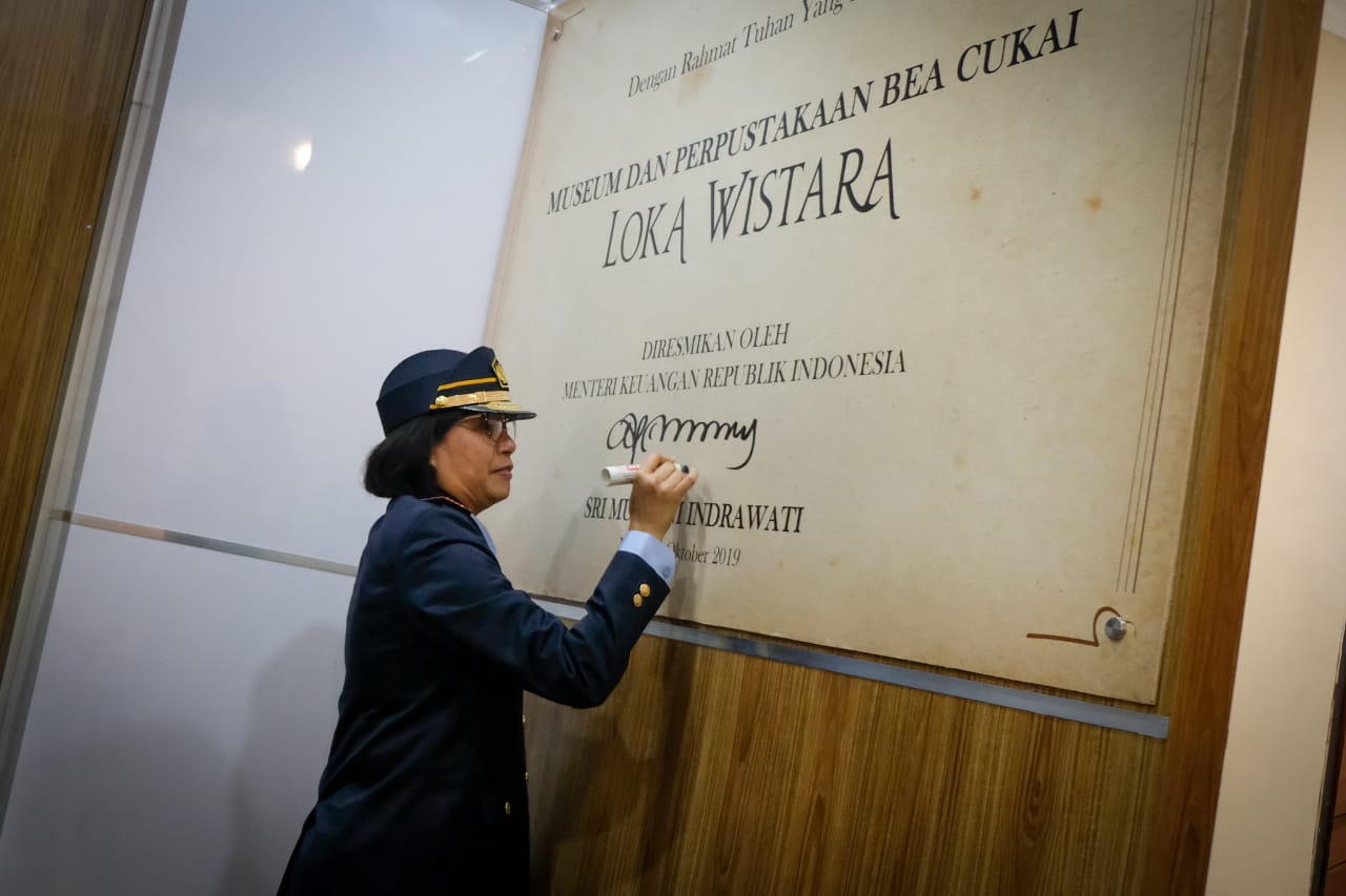 Menkeu RI Resmikan Museum dan Perpustakaan Terbaru Bea Cukai