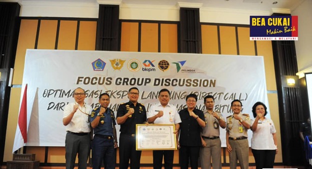 Focus Group Discussion (FGD) bertema ‘Optimalisasi Ekspor Langsung dari Pelabuhan Bitung’ di Gedung Keuangan Negara, Manado, Sulut.