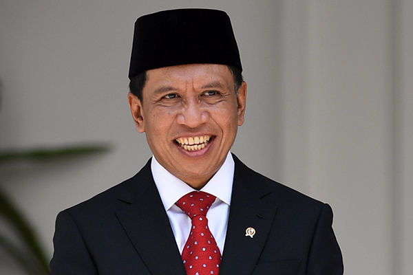 Menteri Pemuda dan Olahraga (Menpora) Zainudin Amali 