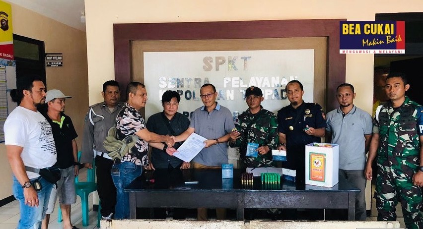 Bea Cukai merilis penggagalan penyelundupan peluru dalam beras.