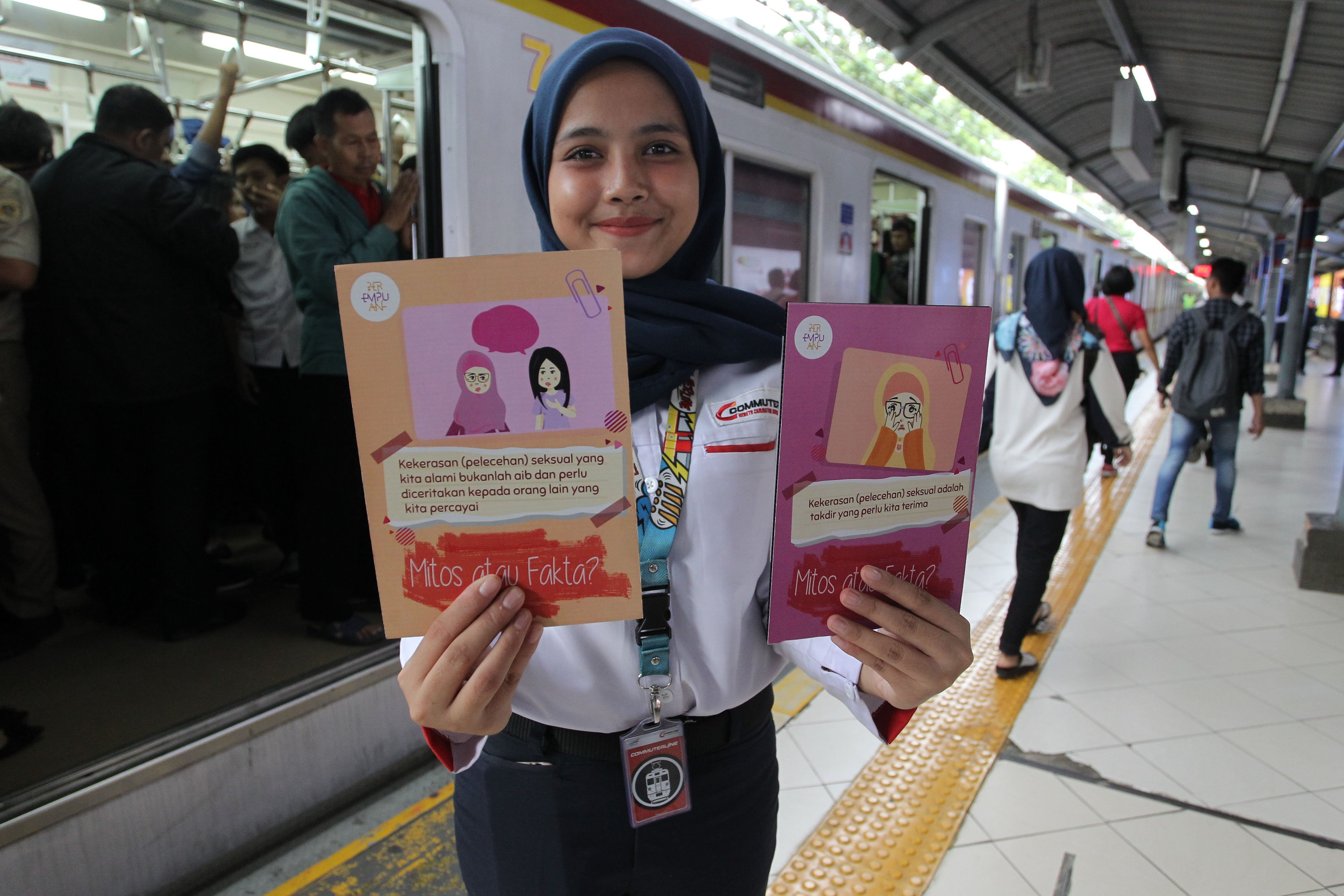 Kampanye pencegahan pelecehan seksual di KRL