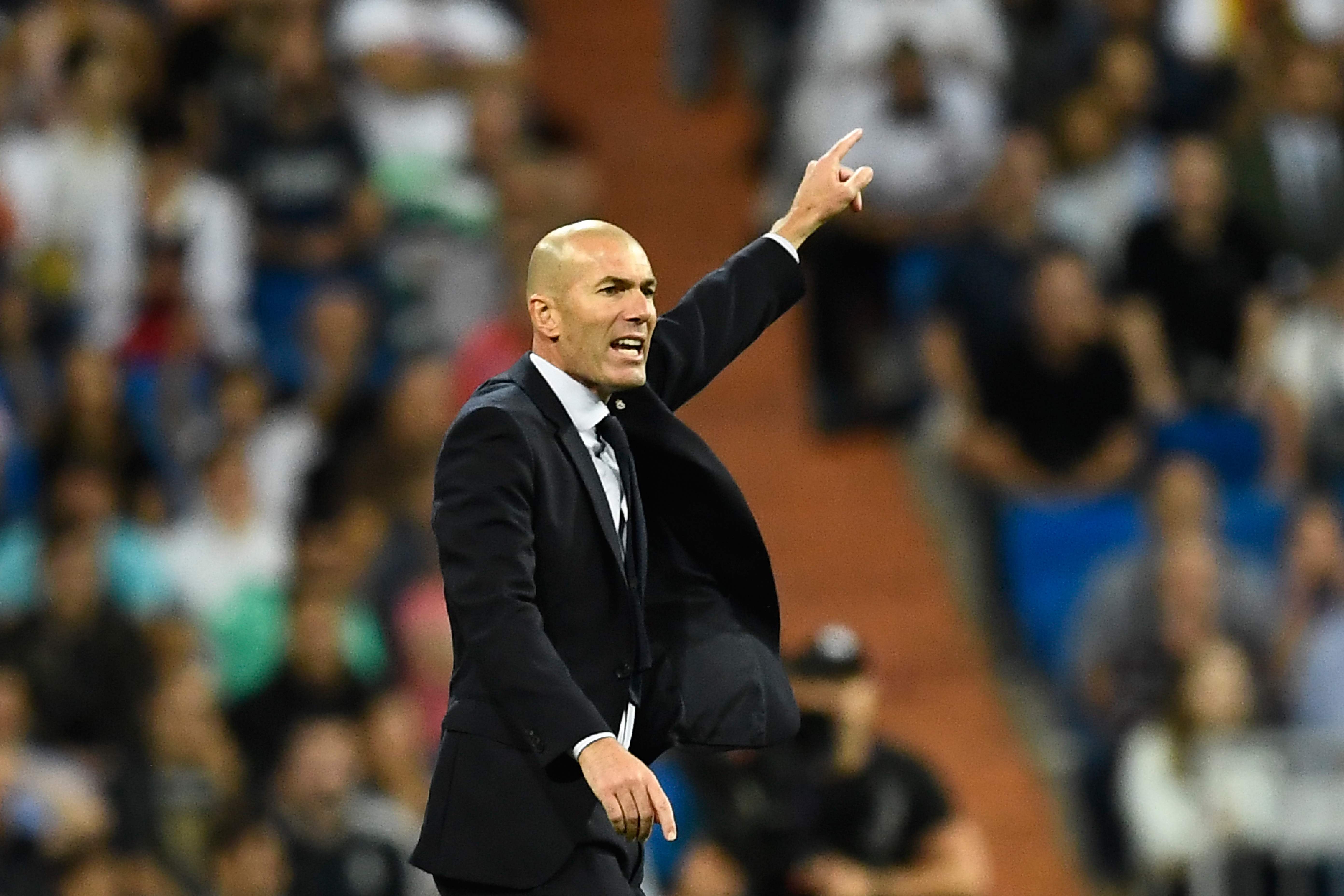 Pelatih Real Madrid Zinedine Zidane