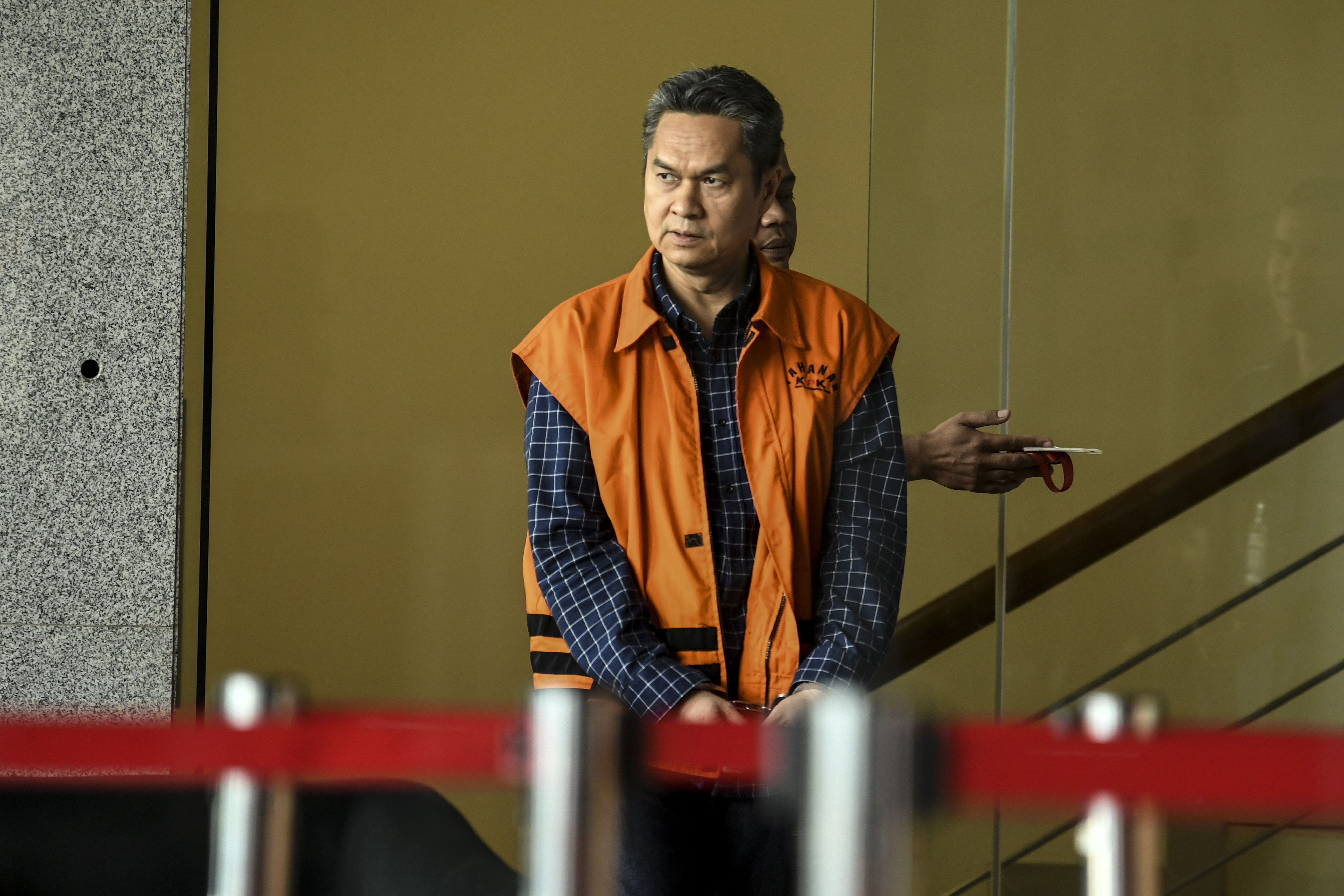 Tersangka dugaan suap proyek pengadaan baggage-handling system (BHS) Andra Y Agussalam.