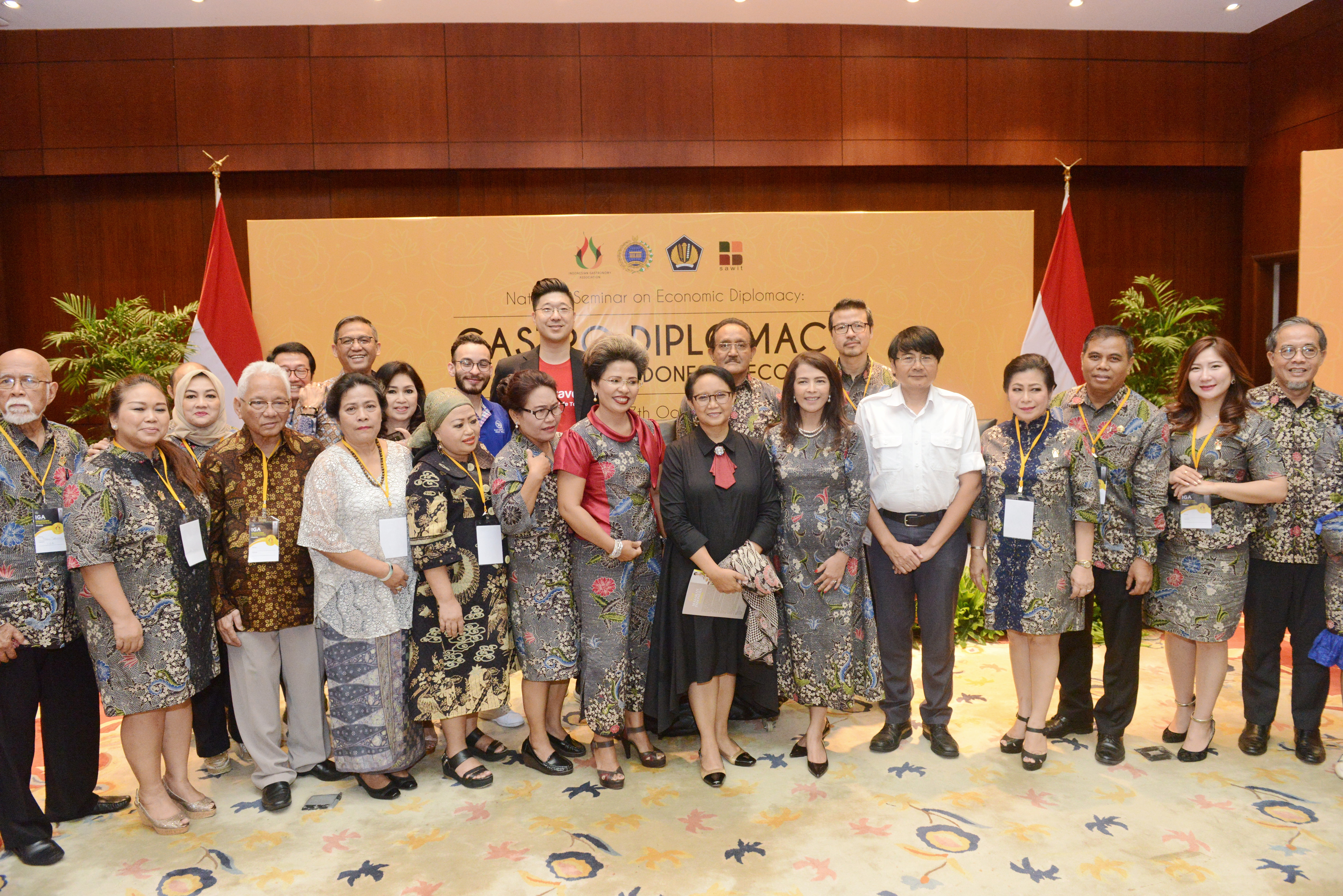 Penyelenggaraan seminar Gastrodiplomacy di kementerian Luar Negeri
