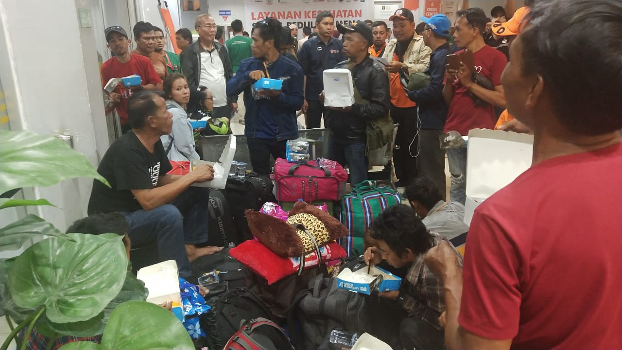 Para pengungsi asal Poso telah kembali ke kampung halamannya setelah pecah konflik di Wamena, Papua. 