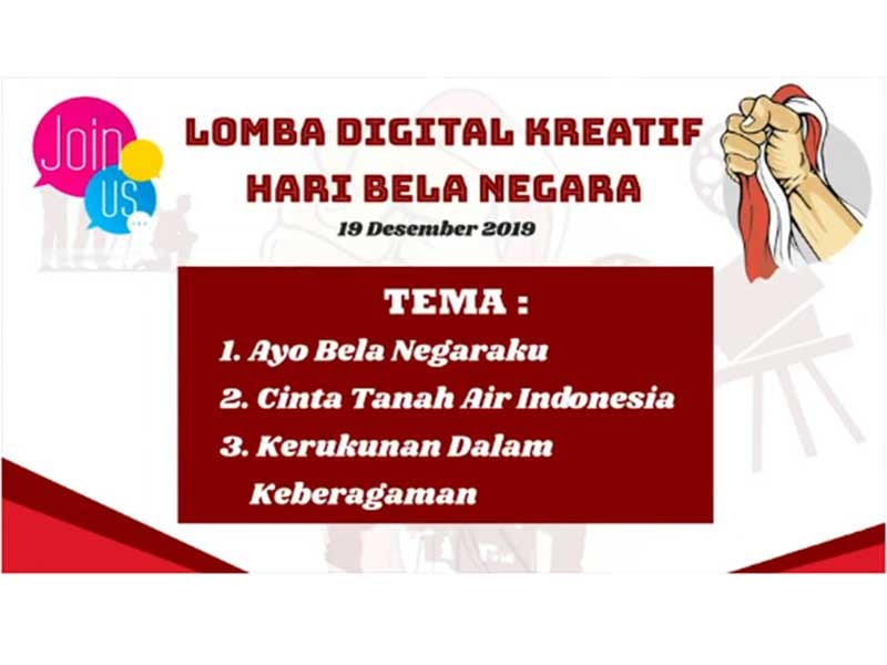 Kementerian Pertahanan gelar lomba kreatif bela negara dalam bentuk video dan foto