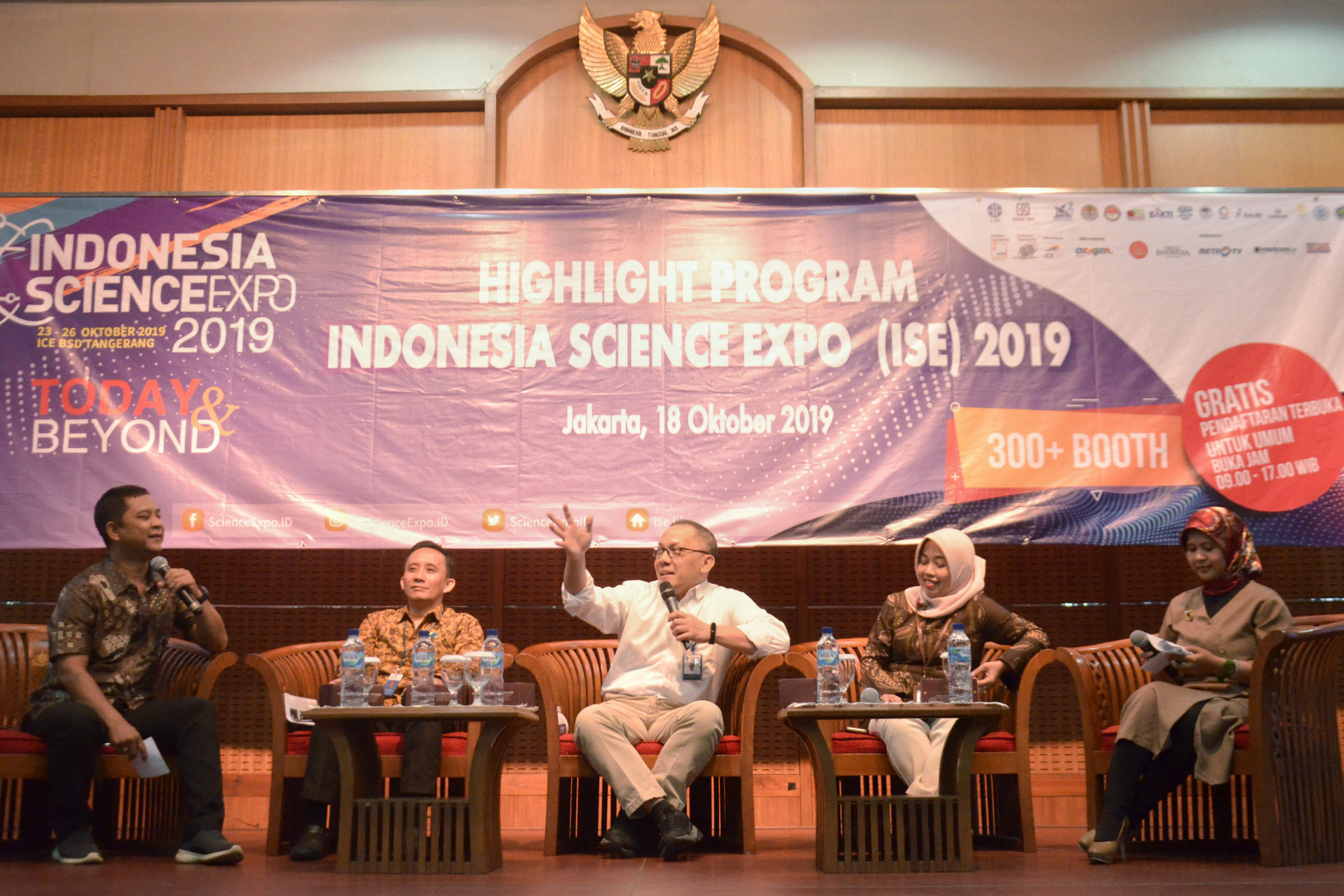 LIPI menggelar Indonesia Science Expo (ISE) 2019 di ICE BSD, Tangerang, Rabu (23/10).