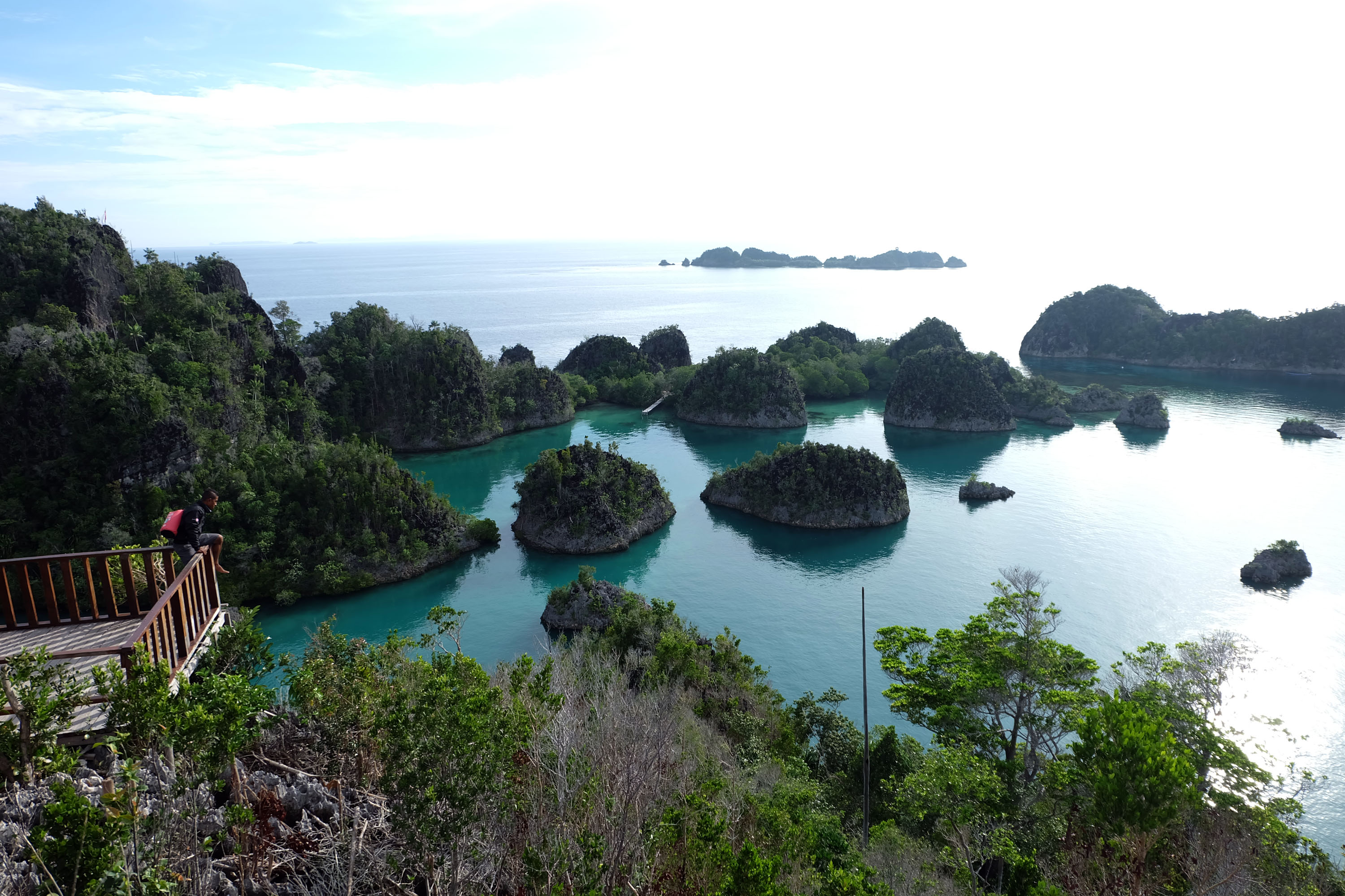 Kawasan wisata Pianemo di Raja Ampat, Papua Barat.