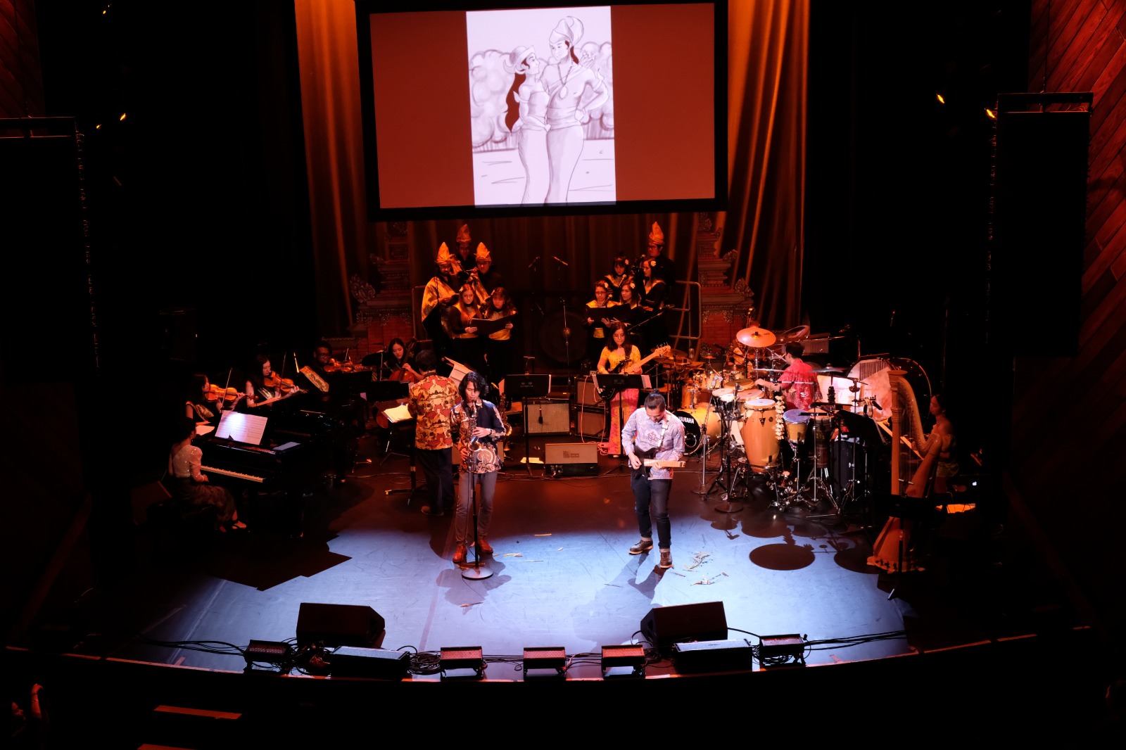 Konser semi-teatrikal bertajuk Legenda